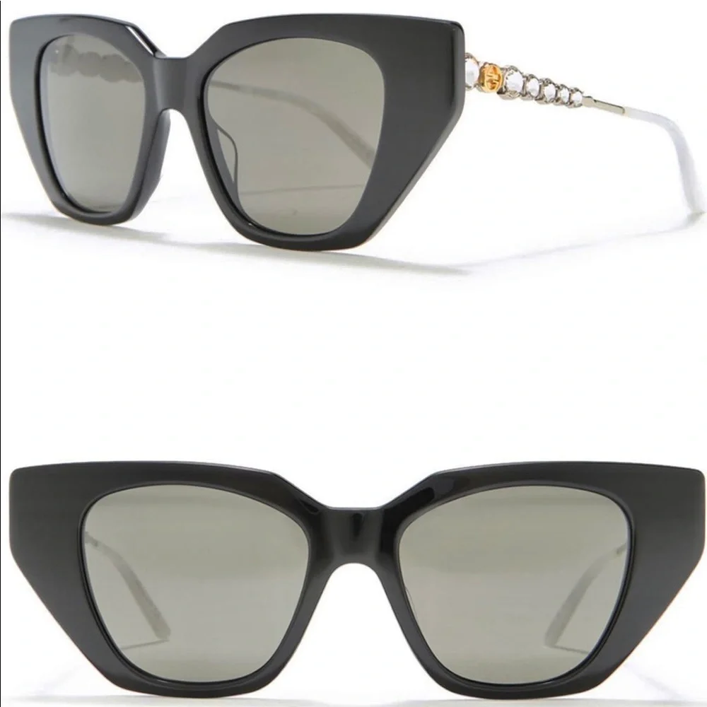 Gucci cat eye crystal sunglasses